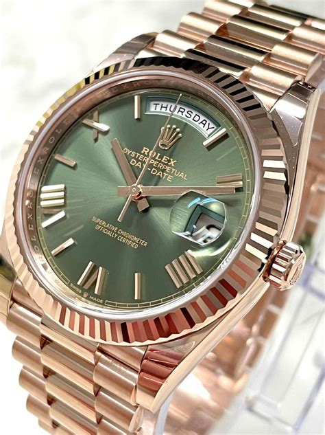 fake rolex day date rose gold buy|Rolex Day-Date 40 228235.